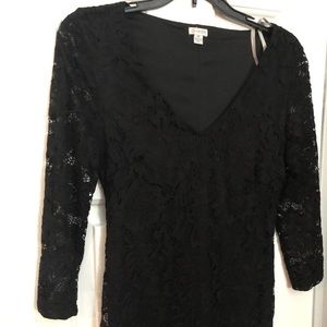Guess Lace Dress LBD high low size small